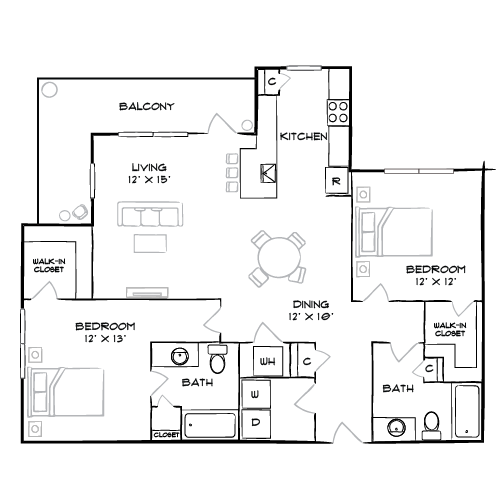 Furnished Diagram
