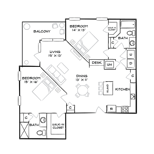 Furnished Diagram